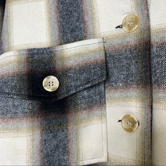 Pull&Bear | Oversized Plaid Jacket - Picture 9 of 12